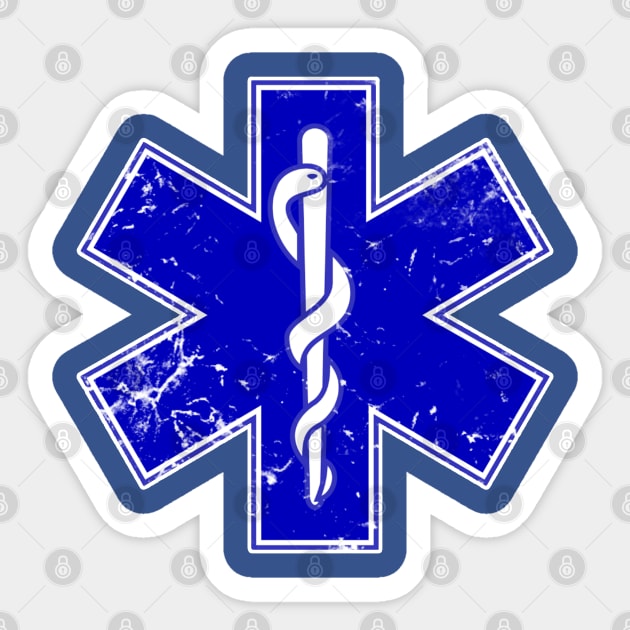 Paramedic Star of Life Sticker by Scar